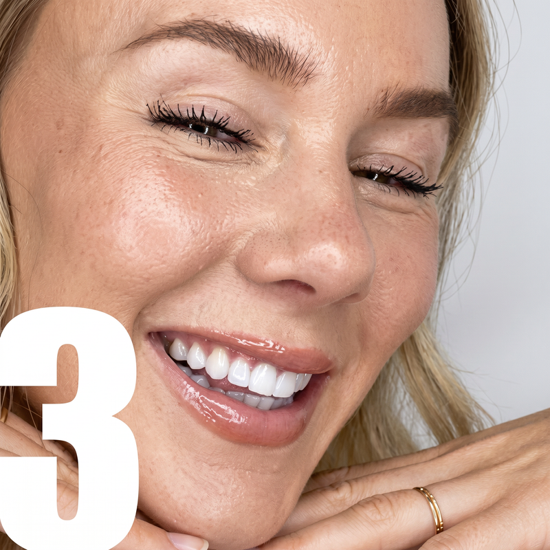 Rinse your mouth with clean water, making sure no gel is left behind, then enjoy a brighter smile!