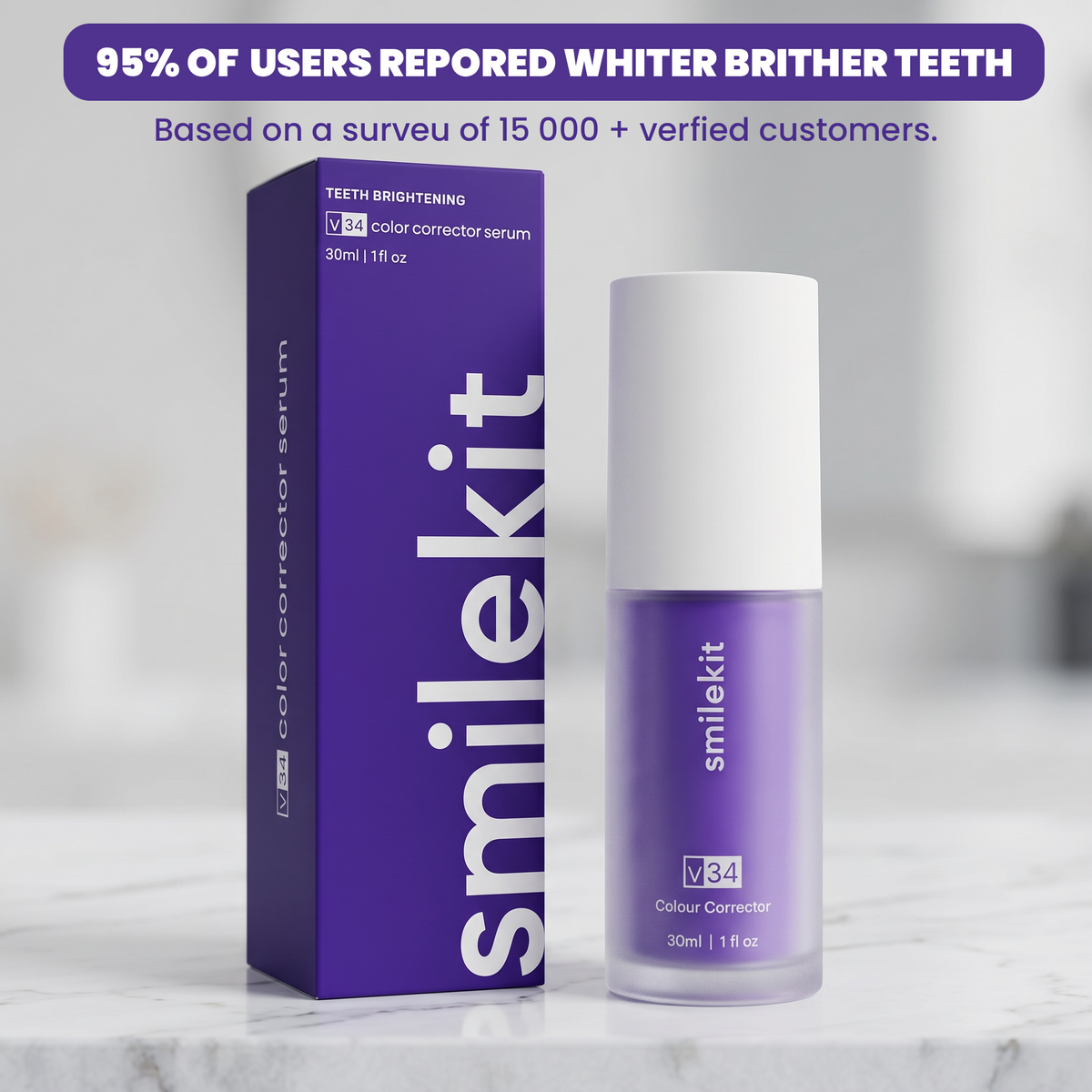 PurlySmile™ Teeth Whitening Toothpasta